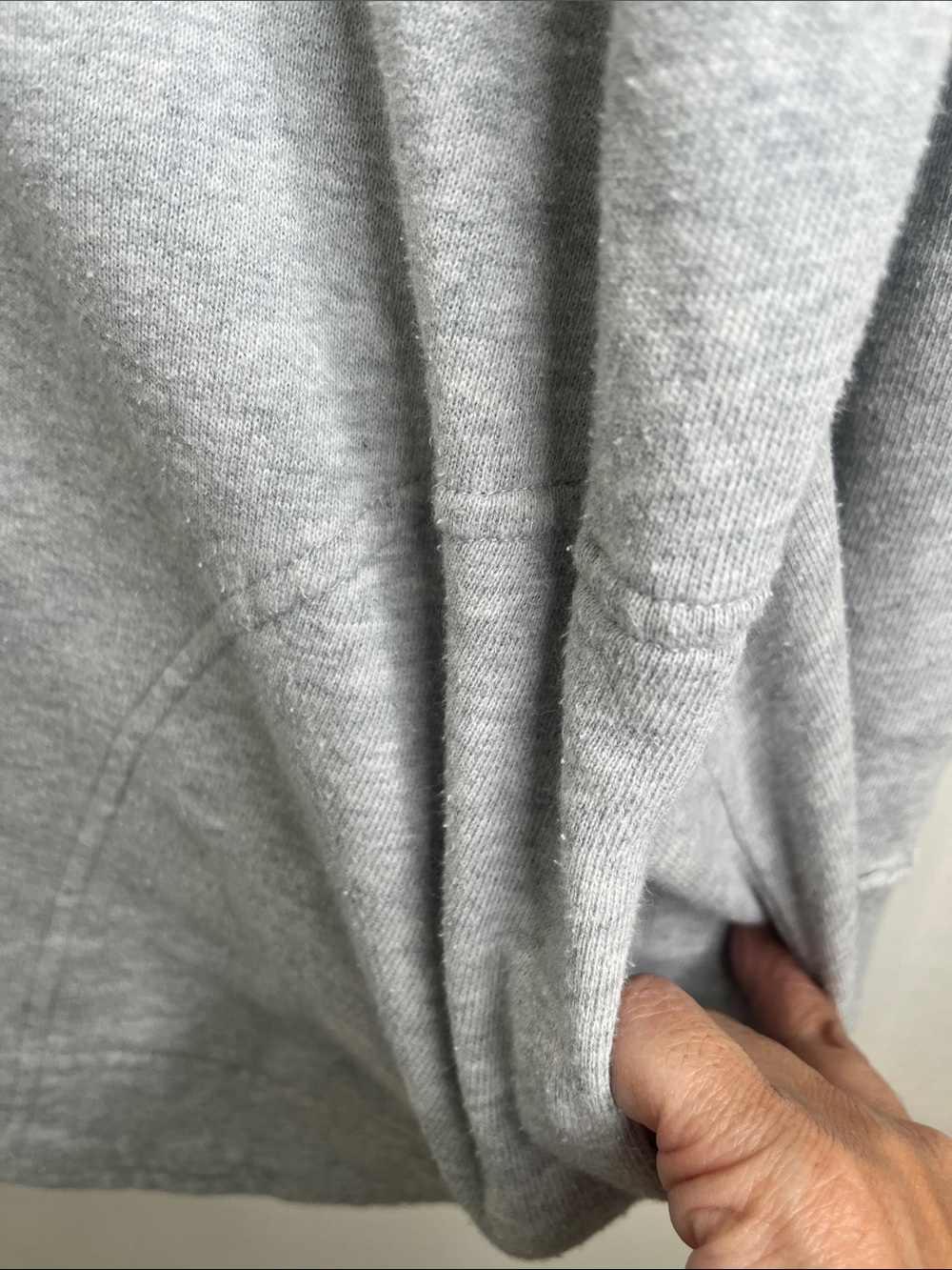 Aerie Mens Gray Hooded Henley Sweatshirt Pullover Medium Pockets * See Photos - Picture 6 of 16